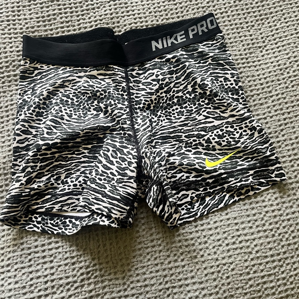 Nike 2016 Pro Zebra Print Shorts